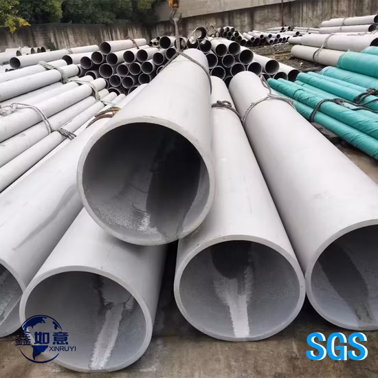 Utilisation de tuyaux sans soudure en acier inoxydable de l'industrie SS pour le projet d'eau